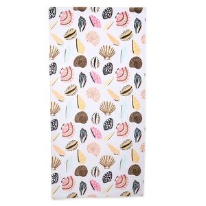 Crown & Ivy seashells beach towel NWT
